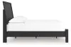 Ashley Furniture B1013B25 Danziar - Full Panel Bed With Low Footboard - Black