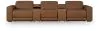 Ashley Furniture PCU10700S10 Ashley Furniture PCU10700S10 Magic Man - 5-Piece Power Reclining Sectional With 2 Consoles - Caramel