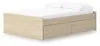 Ashley Furniture EB9632B14 Ashley Furniture EB9632B14 Onita - Full Platform Bed With 2 Side Storage - Natural