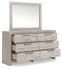 Ashley Furniture PCB1120B1 Ashley Furniture PCB1120B1 Broachmyn - Dresser And Mirror - Gray