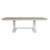 Liberty Furniture 661W-CD-TRS Whitney - Trestle Table - Antique Linen / Weathered Gray