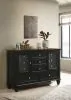 CoasterEssence 201323 Sandy Beach - 11-Drawer Dresser - Black