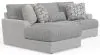 Jackson Furniture Industries 3480/75/42-18 Jackson Furniture Industries 3480/75/42-18 Titan - 2 Piece Sofa Chaise With Comfort Coil Seating (Left Side Facing Chaise) - Moonstruck