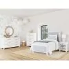 Riverside Furniture 30779-30793-30792 Riverside Furniture 30779-30793-30792 Rosalie - Twin Upholstered Bed - Blue / White