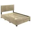 Coaster Fine Furniture 316010FB1 Wheatland - Full Headboard, Drawers & Slats, Box 1 of 2 - Light Brown