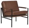 Ashley Furniture A3000193 Ashley Furniture A3000193 Puckman - Accent Chair - Brown / Silver Finish