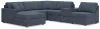 Ashley Furniture 92121S21 Ashley Furniture 92121S21 Modmax - 6-Piece Sectional With Laf Corner Chaise And Storage Console - Ink