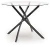 Ashley Furniture D446/15/02 Pharwynn - 5 Pc. - Dining Room Table, 4 Side Chair - Black