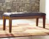 Ashley Furniture D594/35/01(4)/00 Ralene - 6 Pc. - Extension Table, 4 Side Chairs, Bench - Light Brown