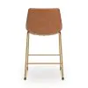 Ashley Furniture PCD373-224 Ashley Furniture PCD373-224 Ciabori - Upholstered Barstool (Set of 2) - Brown / Gold