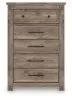 Ashley Furniture PCB2260-46 Rusticott - Five Drawer Chest - Brown