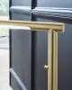 Ashley Furniture L206121 Santiford - Metal Floor Lamp - Gold Finish / White