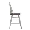 Liberty Furniture 139WH-B100024 Liberty Furniture 139WH-B100024 Farmhouse - Windsor Back Counter Chair - Two Tone White / Wood Tone