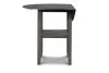 New Classic D1701-42S-GRY Gia - 3 Piece Dining Set (Counter Drop Leaf Table & 2 Chairs) - Gray