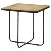 CoasterEssence 935855 Elyna - Square Stone Top Accent Side Table - Beige
