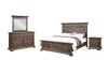 New Classic 00-658-14N New Classic 00-658-14N Mar Vista - 6/6 Eastern King 4 Piece Bedroom Set (Bed & Dresser & Mirror & Nightstand) - Walnut