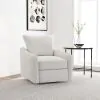 Coaster Fine Furniture 903391 Madia - Upholstered Sloped Arm Swivel Glider Chair - Vanilla