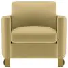 Coaster Fine Furniture 508826 Corliss - Upholstered Curved Track Arm Chair - Camel
