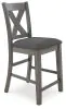 Ashley Furniture D388-423 Caitbrook - Rect Drm Counter Table Set (Set of 7) - Gray