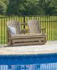 Ashley Furniture P114-835 Hyland Wave - Glider Loveseat - Driftwood