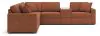 Ashley Furniture 92102S7 Ashley Furniture 92102S7 Modmax - 6-Piece Sectional With Storage Console - Spice