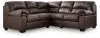 Ashley Furniture PC27705S1 Ashley Furniture PC27705S1 WillowBend - 2-Piece Sectional With RAF Sofa With Corner Wedge - Umber