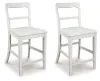 Ashley Furniture PCD824-224 Ashley Furniture PCD824-224 Greddinton - Barstool (Set of 2) - White