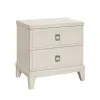 Samuel Lawrence Furniture S916-050 Madison - 2-Drawer Nightstand with USB Port in a Grey-White Wash Finish - Natural