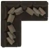 Jackson Furniture Industries 4376/62/42-49 Mammoth - 2 Piece Sectional - Chocolate