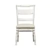 Liberty Furniture 661W-C1501S Whitney - Slat Back Side Chair - Antique Linen / Weathered Gray