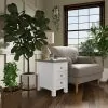 Riverside Furniture 37212 Cora - Chairside Table - Cloud / Fog