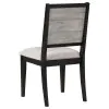 Coaster Fine Furniture 121221-S7 Elodie - 7 Piece Rectangular Extension Leaf Dining Set - Black