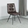 CoasterEssence 107853 Aiken - Upholstered Dining Side Chair (Set of 4) - Brown