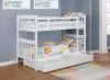 CoasterEveryday 460244N Chapman - Wood Twin Over Twin Bunk Bed - White
