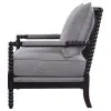 CoasterElevations 903824 Blanchett - Upholstered Bobbin Accent Chair - Gray And Black