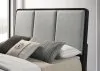 Coaster Fine Furniture 224331Q Arini - Upholstered Queen Panel Bed - Black And Gray