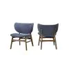 New Classic U1752B-10 Adler - Upholstered Lounge Chair - Blue