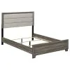 Coaster Fine Furniture 223341Q Wright - Upholstered Queen Bed - Brown Oak