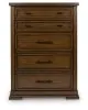 Benchcraft® B849-46 Taffenbrook - Five Drawer Chest - Medium Brown