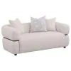 Coaster Fine Furniture 508961-S2 Jeanette - 2 Piece Fabric Upholstered Round Arm Sofa Set - Beige