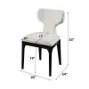 ACME DN06872 Koen - Upholstered Side Chair (Set of 2) - Beige / Black
