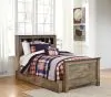 Ashley Furniture B446B22 Trinell - Twin Bookcase Bed With 1 Large Storage Drawer - Brown