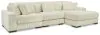 Ashley Furniture 21104S12 Ashley Furniture 21104S12 Lindyn - 3-Piece Sectional With Raf Corner Chaise - Ivory