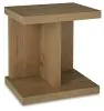 Ashley Furniture T839-7 Brinstead - Chair Side End Table - Light Brown