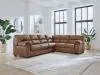 Ashley Furniture PC27704S3 Ashley Furniture PC27704S3 WillowBend - 3-Piece Sectional With RAF Sofa With Corner Wedge - Caramel