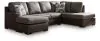 Ashley Furniture PC62703S2 Ashley Furniture PC62703S2 Castille Way - 2-Piece Sectional With RAF Corner Chaise - Fossil