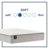 Sealy 52780031 Essentials - Winter Green Soft Faux Euro Top Mattress - Twin Long