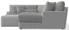 Jackson Furniture Industries 3480/62/30/76/28-18 Titan - 3 Piece Sectional With Comfort Coil Seating, 9 Included Accent Pillows And 1 Included Cocktail Ottoman (Right Side Facing Chaise) - Moonstruck