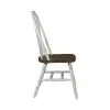 Liberty Furniture 186W-C1000S Liberty Furniture 186W-C1000S Carolina Crossing - Windsor Side Chair - White / Antique Honey