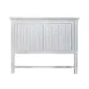 Liberty Furniture 237-BR13 River Place - Queen Mansion Headboard - Riverstone White & Tobacco